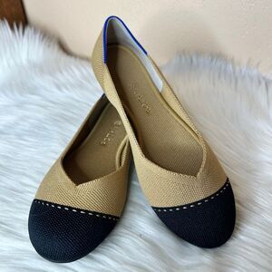 Rothy's The Flat in the Camel Captoe Color Size 8.5